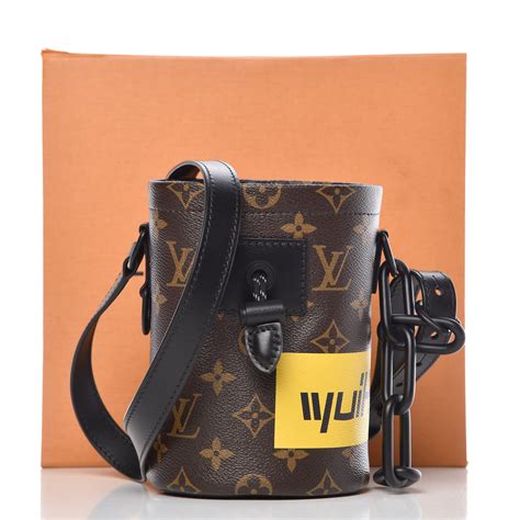 LOUIS VUITTON Monogram Chalk Nano Bag Marron